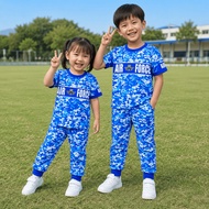 (1Y-11Y) Baju Budak Murah Baju Askar Budak Kids pajamas Boy Baju Tidur Budak Lelaki Perempuan Baju A