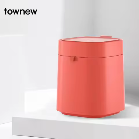 TOWNEW T Air X Smart Trash Can,3.5 Gallon Automatic Garbage Can with Self-Sealing and Motion Activat
