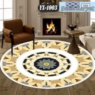 LOKAL Soft 90x90cm & 120x120cm BUY LOCAL Cute Patterned Polyester Floor Carpet ROUND 90x90CM / 120x1