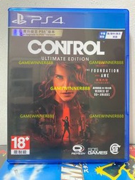 《今日快閃價》（中古二手）PS4遊戲 控制 CONTROL 終極版Control Ultimate Edition 港版中英文版 （可免費升級為PS5版本）