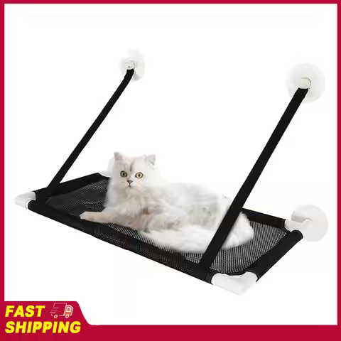Window Suction Cups Seat Cat Hammock Bed Breathable Deck Shelves Sunbath Hammock Cat Bed for Cat Hol