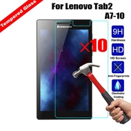 10 Pcs Screen Protector For Lenovo Tab 2 A7-10 A7-30 7 in 9H Tempered Glass Tablet Protective Film G