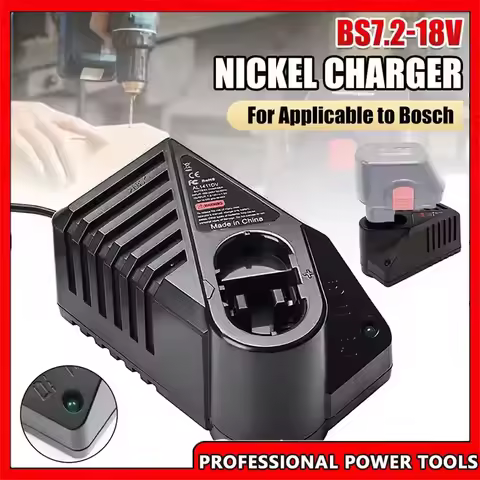 for Bosch Ni-CD Ni-MH Battery Charger for Electrical Drill Compatible GSR7.2 GSR9.6 GSR12 GSR14.4 AL