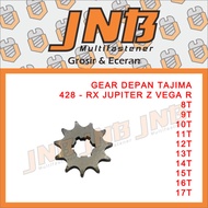 Tajima Gear Depan RX 428 8T 9T 10T 11T 12T 13T 14T 15T 16T 17T Gir Gigi Tarik Jupiter Z Vega R Vega 