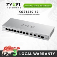 [FAST SHIP]【Multi-Gigabit】Zyxel XGS1250-12 12-Port 10G SFP+ Switch | MG105 5-Port 2.5G Unmanaged Swi