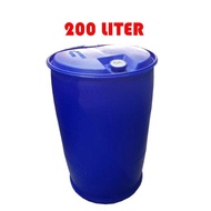 Tong Drum Plastik 200Liter /Blue Drum Plastic /Bekas Tong READY STOCK ( One Order 1 Unit Only )