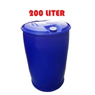 Tong Drum Plastik 200Liter /Blue Drum Plastic /Bekas Tong READY STOCK ( One Order 1 Unit Only )