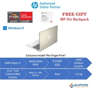 HP Laptop 15-fc0374AU Gold, fc0375AU Silver, fc0423au Gold, fc0424au Silver(AMD R5 7430U, 16gb ram, 