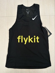nike running aeroswift  dri-fit adv 系列馬拉松比賽黑色男裝跑步運動背心