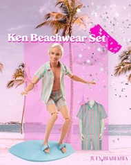 [現貨賣唒啦] halloween 萬聖節哈囉喂 ken 同款海灘造型套裝（兩件套）芭比 barbie cosplay costume