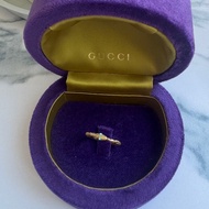 Gucci蛇形戒指綠松石 14碼 金重3.36 g 現貨 幾千塊