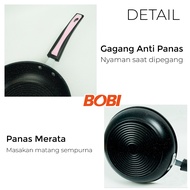 HOT BOBI - Teflon Frying Pan 22 cm / Non-stick Frying Pan Wok Pan Teflon/