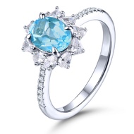 1.3 Carats Silver Ring 925 Original Natural Chrome Diopside Ring Green Gemstone Silver Ring With Sto