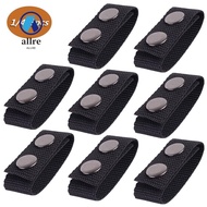 ALLRE 1/4/8Pcs Belt Keeper  Double Snaps Outdoor Nylon Strap