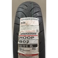 Bridgestone Battlax Hoop B02 120/70-12/130/70-12/130/70-13/130/60-13/140/70-13 TL Tyre @ Made In Jap