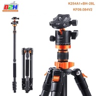 K&F Concept Tripod SA254M1 Aluminum 62/158cm 22lbs Load Detachable Monopod 360° Ball Head for DSLR S