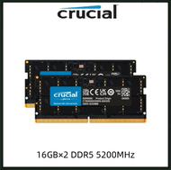 Crucial RAM 16GB×2 DDR5 5200MHz SODIMM CL42 Laptop Memory