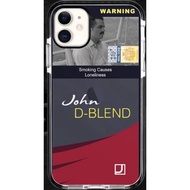 John D blend IMD Case Compatible for iPhone 15 Pro Max 14 Pro Max 13 Pro Max 12 Pro Max 11 Pro Max Xs Max