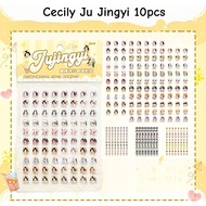 10-105pcs Chinese Singers G.E.M. Shan Yichun Photo Stickers Drama Actors Zhang Ruonan Vivian Tian Xi