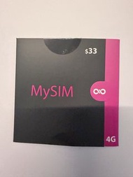 MySIM $33 4G SIM卡