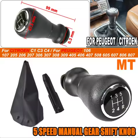 For Citroen Saxo Xsara Xantia C2 C3 Pluriel C4 Picasso DS4 Berlingo B9 Gear Shift Knob Gaiter Boot F