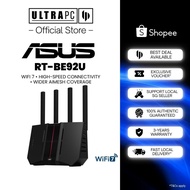 [FAST SHIP] ASUS RT-BE92U BE9700 Tri-Band WiFi 7 Router - 10G Port, 320MHz, AiMesh, AiProtection