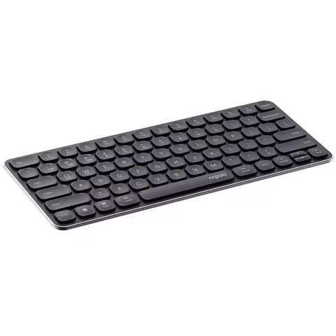 Rapoo E9000G Keyboard Wireless Bluetooth Ultra-thin Body 78-key Compact Layout Pc Portable Business 