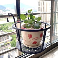 [SG SELLER]Hanging Rack Hanging Pot Flower Pot Outdoor &amp; Indoor Plant Holder Stand, Iron Art Hanging Baskets Flower Pot