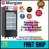 Morgan Showcase Display Chiller 170L Bottle Cooler MCS-198 [Fast & Safe Delivery] - Morgan Warranty 