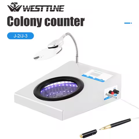 Westtune Microbial Bacterial Colony Counter 3/9 Times Bacterial Tester Counting Machine Instrument M