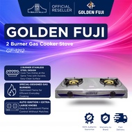 Golden Fuji 2 Burner Gas Cooker Stove GF-1212 | Gas Cooker Kitchen Stove LPG | Dapur Gas Memasak | 燃