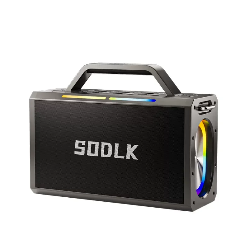 พร้อมส่งไม่ต้องรอ SODLK S1115 200W พลังสูงที่น่าตกใจลำโพงกลางแจ้งในบ้านแบบเต็ม ลำฟโพงบูลทูธ ลำโพงพกพ
