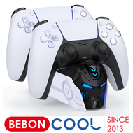 BEBONCOOL Dual Fast Charger for PS5 Wireless Controller Stand for Sony PlayStation 5 Gamepad DualSense controller Charging Base