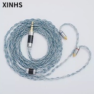 Xinhs Rainbow Blue Upgrade Cable 8 Core For Kz Dq6 Trn Mt1 Pro Cca Cra