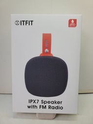 全新 itfit 藍芽喇叭 可插記憶卡 內置 fm 收音機 ipx7 防水