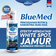 Bluecore BlueMed Anti-Fungal Liquid for Fish Antibiotics Treat White Spots, Fin Rot, Aquarium Bacter