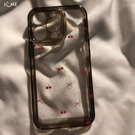 Cherry Suitable Samsung S26/25/23 Phone Case Note20 Angel Eyes A82A72A53A34 Transparent