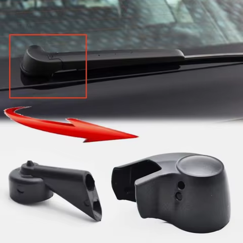 Car Rear Wiper Arm Cap Cover Nut For Audi A1 Q5 Q3 Q7 W/ Washer Jet Nozzle Set Car Accessories