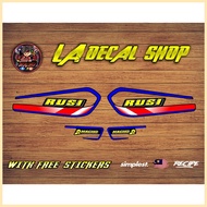 ¤ ▼ ◸ Rusi Macho 125/150/175 stock sticker decals
