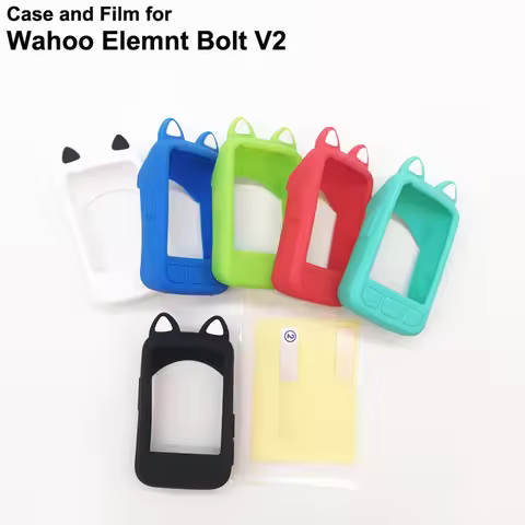 Wahoo ELEMNT Bolt V2 Case & Screen Protector Film Bike Silicone Quality Case Sleeve for wahoo elemnt