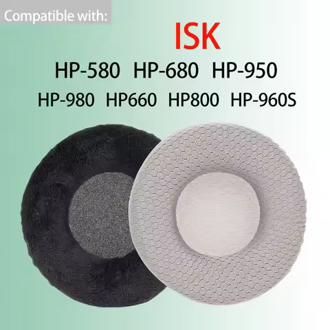 Breathable Warm Earpads for ISK HP 580 660 680 800 950 980 Headphones HP-960S Ear Pad Cushions Heads