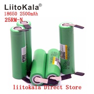 private.▬▣NEW 1 10PCS/lot Original  Liitokala 18650 2500mah battery INR18650 25RM 20A discharge lithium batteries