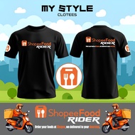 Shopee*Food RIDER Ready Stock Premium Microfiber Jersey/ Shopee*Food Shirt /Delivery T-shirt