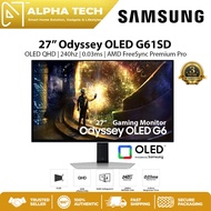 Samsung Odyssey G61SD 27 inch LS27DG610SEXXS OLED Gaming Monitor - OLED | QHD | 240hz | | 0.03ms | 3