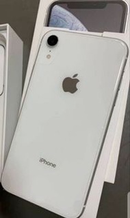 APPLE 白色 iPhone XR 128G 近全新 高容量 盒裝配件齊全 保護貼 刷卡分期零利率