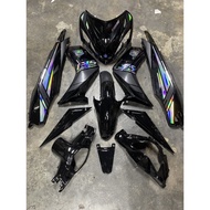 COVERSET FULL BLACK RAINBOW CARBON LC 135  V1