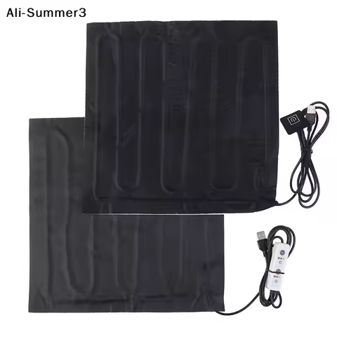 【TG16】1Pc 2025 5V USB Heater Carbon Fiber Electric Heating Pads Jacket Soft Cushion Winter Men Vest 