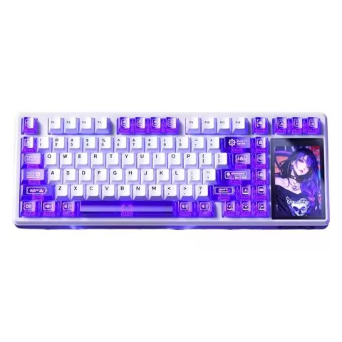 AULA L99 Mechanical Keyboard Touch Screen Bluetooth Wireless Tri-mode Gaming Laptop Keyboard 8000mAh