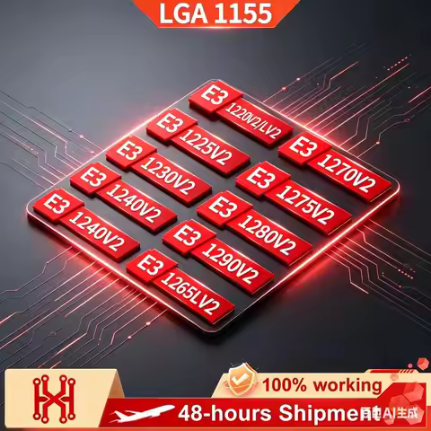 E3 1220V2 1220LV2 1225V2 1230V2 1240V2 1245V2 1270V2 1275V2 1280V2 1290V2 1265LV2 for LGA 1155 Xeon 