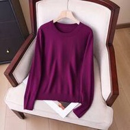 Plus Size 1XL-4XL Women's Basic Warm Knitted Sweater Top, Long Sleeve, Autumn/Winter Fall